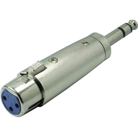 Kash Adaptateur XLR XLR femelle - Jack mâle 6.35 mm stéréo Nombre de pôles:3 1 pc(s) S182011 (1/2)