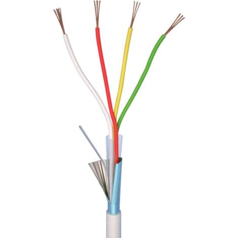 ELAN 70I139 Câble d'alarme LiYY 4 x 0.22 mm² blanc 20 m