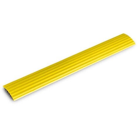 Protège-câbles Polyuréthane thermoplastique (TPU) jaune DEFENDER by Adam Hall 85160YEL 85160YEL Nombre de canaux: 4 Lon (1/5)