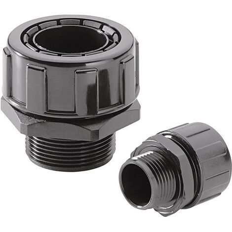 LAPP 55502447 SILVYN® MPC M32/2 GY Raccord de tuyau gris M32 40 mm droit 1 pc(s) (1/2)