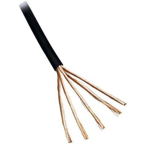 BKL Electronic 1509016/10 Câble audio 6 x 0.08 mm² noir 10 m (1/2)