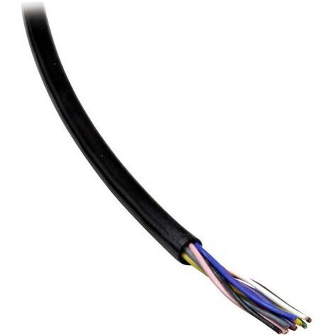 BKL Electronic 1506009/5 Câble de données Li12Y11Y 4 x 0.25 mm² noir 5 m S910141 (1/2)
