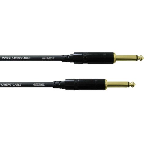 Cordon Cordial CCI 9 PP Jack instruments [1x Jack mâle 6.35 mm - 1x Jack mâle 6.35 mm] 9.00 m noir (1/2)