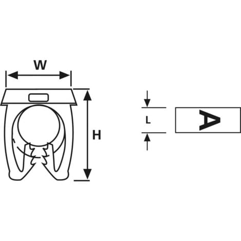 HellermannTyton WIC1-0-9-PA-CC-T1 Clip de marquage Impression 0 - 9 Plage de Ø extérieur 2 à 2.80 mm 561-01100
