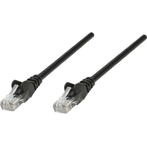 Lot De 100 Câbles Ethernet RJ45 CAT5e UTP - 100% Cuivre, 3 Mètres (10ft) - Idéal Pour Réseau, Couleur Noir