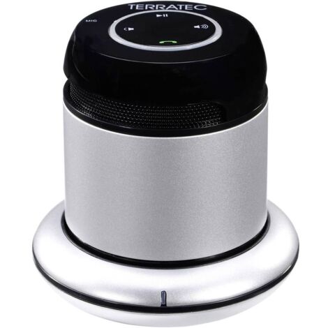 Enceinte Bluetooth Argent – 10W – Entrée USB/Aux – Modèle Vibrant
