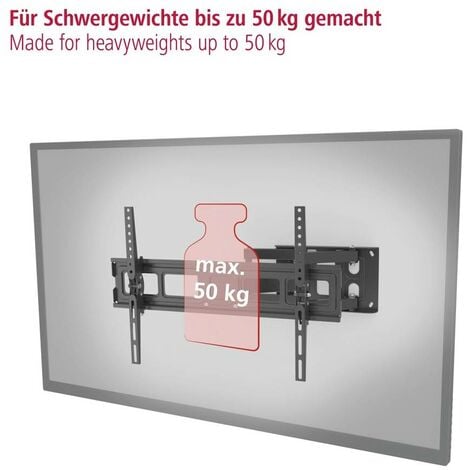 Scherenarm, cm 213 ( TV-Wandhalterung, 81,3 aha Elektronik Support Schwarz cm mural (84), TV vollbeweglich,