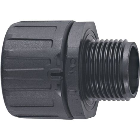 Raccord de tuyau LAPP SILVYN® FPAG-M25x1.5/2 55506355 noir M25 droit 1 pc(s) X79273 (1/5)