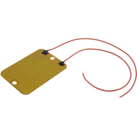 TRU COMPONENTS Polyamide Feuille chauffante 12 V/DC 2 W (L x l) 70 mm x 50 mm (1/2)