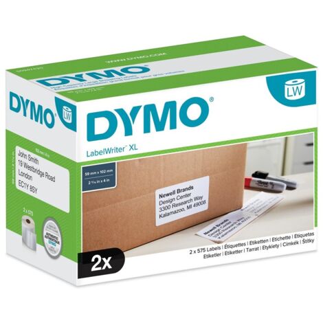 DYMO 102 x 59 mm blanc 1150 pc(s) S0947420 Etiquette d'expédition, Etiquette porte-noms (1/5)