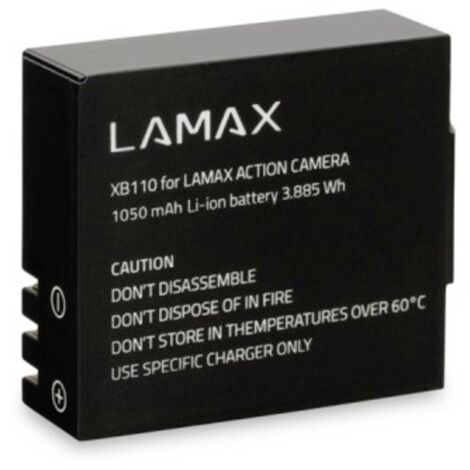 Lamax LMXBATX pack d'accus Lamax X3.1 Atlas, Lamax X7.1 NAOS, Lamax X8.1 Sirius, Lamax X8 Electra, Lamax X9.1, Lamax X1 (1/2)