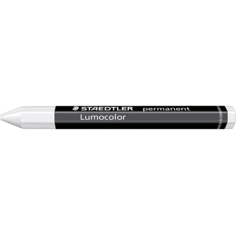 Staedtler Lumocolor 236 omnigraph permanent 236-0 Craie de marquage blanc S597012 (1/2)