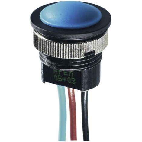 BOUTON POUSSOIR APEM IAR5F1200 24 V/DC 2 A 1 X ON/(ON) IP67 (FAÇADE AVANT) MOMENTANÉ 1 PC(S) (1/3)