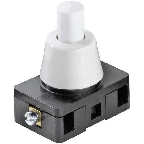 interBär 8001-007.01 8001-007.01 Interrupteur à pression 250 V/AC 6 A 1 x On/Off à accrochage (L x l x H) 27 x 16 x 29.7 mm 1 pc(s) D75563