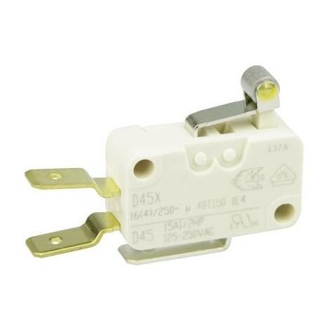 ZF D45U-V3RA Microrupteur D45U-V3RA 250 V/AC 16 A 1 x On/(On) à rappel 1 pc(s) D72544 (1/2)