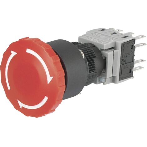 TRU COMPONENTS LAS1-BY-33TSA Arrêt d'urgence 250 V/AC 3 A 3 NF (R), 3 NO (T) IP40 1 pc(s)
