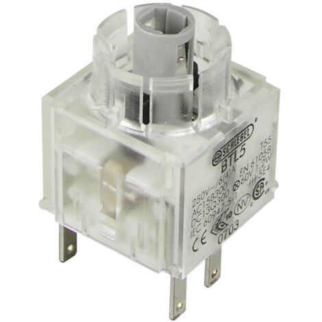 Schlegel BTL5 Élément de contact avec culot d'ampoule 1 NF (R), 1 NO (T) à rappel 250 V 1 pc(s) (1/2)