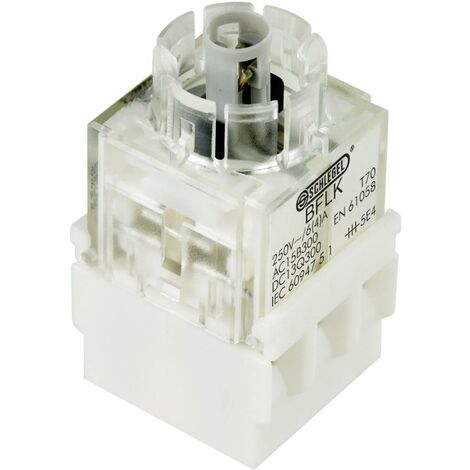 Schlegel BFL5K Élément de contact avec culot d'ampoule 1 NF (R), 1 NO (T) à accrochage 250 V 1 pc(s) D71013 (1/3)