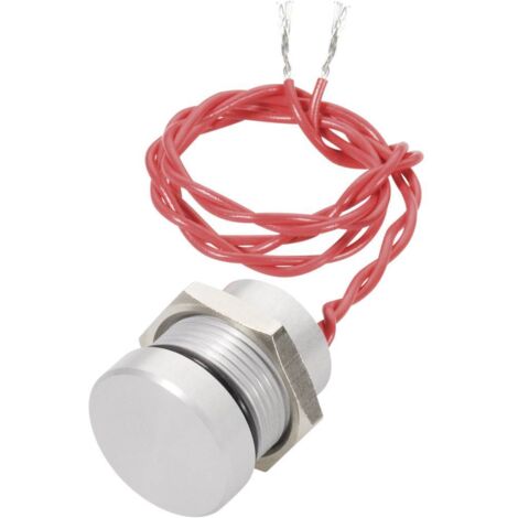 APEM PBAR1AF0000 PBAR1AF0000 Interrupteur piézo 24 V DC/AC 0.2 A 1 x Off/(On) à rappel IP69K 1 pc(s) (1/2)