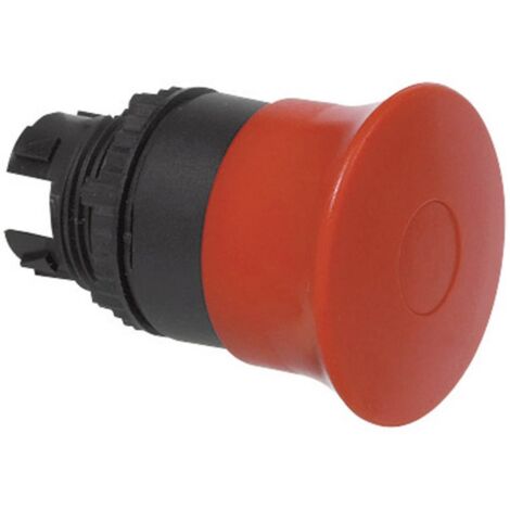 BACO BAL22DD01 L22DD01 Bouton champignon collerette plastique, noir rouge décrochage par traction 1 pc(s) (1/3)