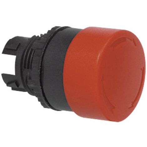 BACO BAL22EL10 L22EL10 Bouton champignon collerette plastique, noir rouge décrochage par rotation 1 pc(s) D74190 (1/3)