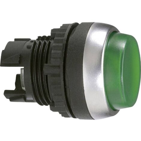BACO 224012 L21AK20 Bouton-poussoir collerette plastique, chromé vert 1 pc(s) (1/3)
