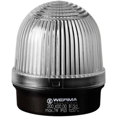 Avertisseur optique Werma Signaltechnik 200.400.00 12 - 240V AC/DC lumière permanente IP65 1 pc(s) (1/2)