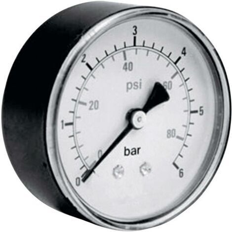 Manomètre ICH 306.63.10 Raccordement (manomètre) à l'arrière 0 à 10 bar Filetage extérieur 1/4 1 pc(s) (1/3)