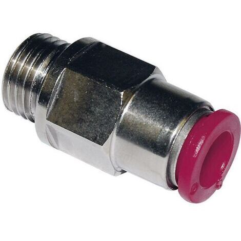 IMI NORGREN Raccord droit C02240628 Filetage extérieur: 1/4" Ø de tuyau: 6 mm 1 pc(s) S62595 (1/2)