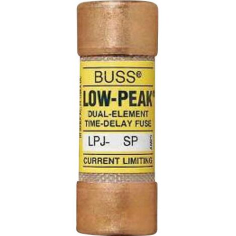 Fusible temporisé Bussmann by Eaton LPJ-15SP (Ø x L) 2.06 mm x 5.72 mm 15 A 600 V/AC temporisé -T- 1 pc(s) A276391 (1/2)