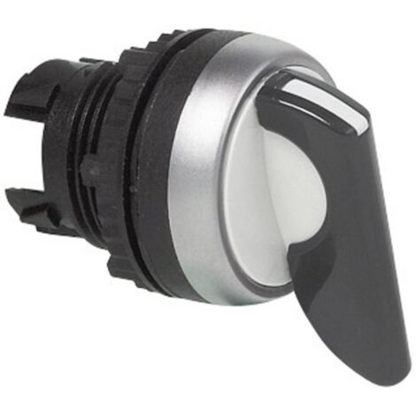 BACO 223943 L21MU03 Bouton sélecteur collerette plastique, chromé noir 2 x 45 ° 1 pc(s) X50648 (1/3)