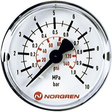 Manomètre IMI NORGREN 18-013-891 Raccordement (manomètre) à l'arrière 0 à 6 bar Filetage extérieur R1/8 1 pc(s) (1/2)
