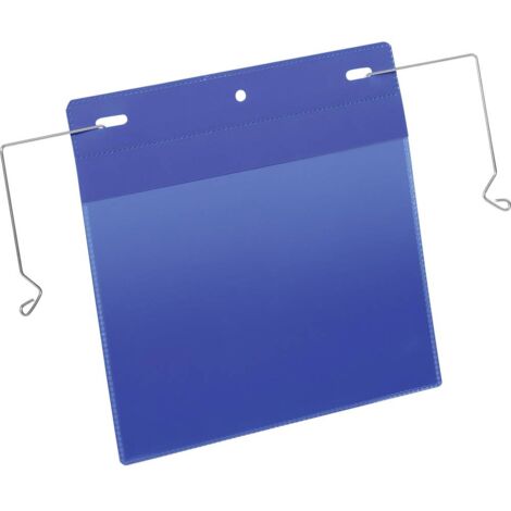 Durable Pochette de suspension avec tige métallique 175207 bleu 223 mm x 218 mm 50 pc(s) (1/5)