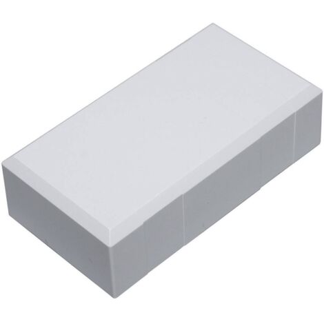 Boîtier avec fiche secteur TRU COMPONENTS ESO 1250 125 x 67 x 50 Polycarbonate, ABS gris clair 1 pc(s)
