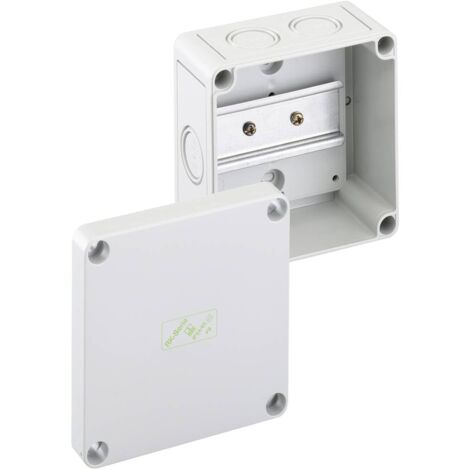 Boîte de dérivation 61990701 – Dimensions 110 x 110 x 90 mm – Indice de protection IP54/IP66 – Pour installations électriques – Spelsberg - GRIS 110 X (1/4)