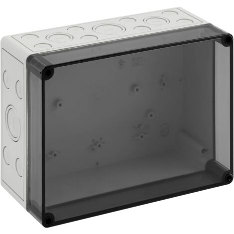 Coffret d'installation Spelsberg TK PS 2518-11-tm 10650801 gris clair (RAL 7035) 254 x 180 x 111 Polycarbonate, Polysty (1/5)