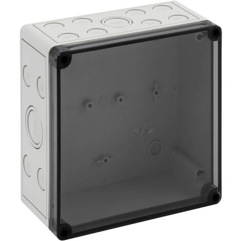 Coffret d'installation Spelsberg TK PS 1818-9-tm 10600701 gris clair (RAL 7035) 182 x 180 x 90 Polycarbonate, Polystyrè (1/4)