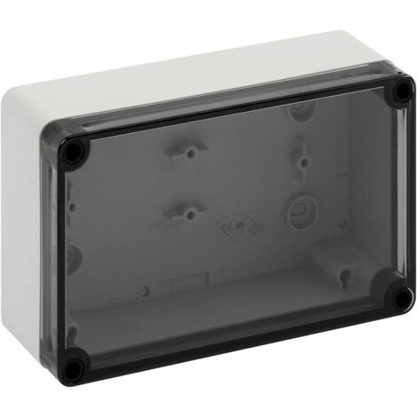 Coffret d'installation Spelsberg TK PS 1811-6f-t 11101401 gris clair (RAL 7035) 180 x 110 x 63 Polycarbonate, Polystyrè (1/3)
