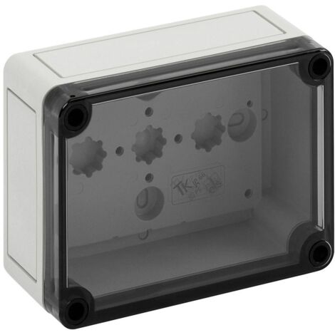 Coffret d'installation Spelsberg TK PS 1309-6-t 11100901 gris clair (RAL 7035) 130 x 94 x 57 Polycarbonate, Polystyrène (1/3)
