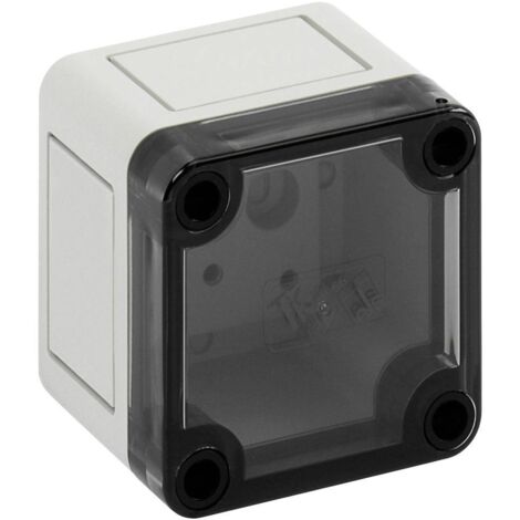 Coffret d'installation Spelsberg TK PS 77-6-t 11100101 gris clair (RAL 7035) 65 x 65 x 57 Polycarbonate, Polystyrène ex (1/3)