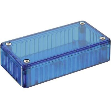 Boîtier universel Hammond Electronics 1591 DTBU Polycarbonate bleu 150 x 80 x 50 1 pc(s) (1/2)
