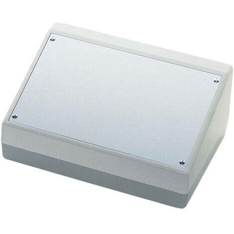 Boîtier pupitre OKW AS054468 ABS, aluminium aluminium (anodisé) (l x H x P) 228 x 76 x 216 mm 1 pc(s) S57445