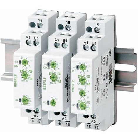 Eberle 0530 52 649 001 IZA/R Relais temporisé multifonction 1 pc(s) Plage temporelle: 0.05 s - 100 h 1 inverseur (RT) (1/3)