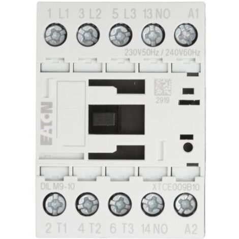 Contacteur Eaton série Eaton Moeller, 3 pôles , 3NO, 9 A, 230 V c.a., 4 kW ( Prix pour 1 )