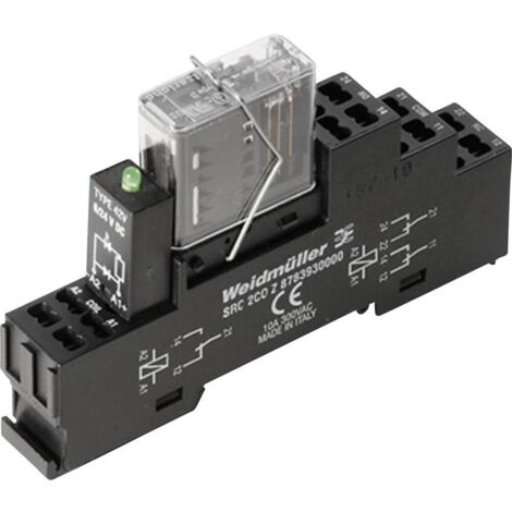 Module relais Weidmüller RCIKITZ 24VDC 2CO LD/FG 1218390000-1 24 V/DC 6 A 2 inverseurs (RT) 1 pc(s) (1/2)