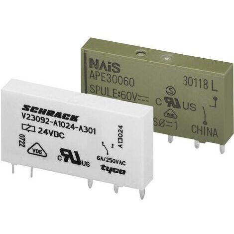 WAGO 857-152 Relais pour circuits imprimés 24 V/DC 6 A 1 inverseur (RT) 1 pc(s) (1/2)