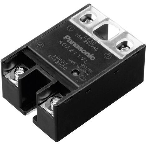 Panasonic Relais à semi-conducteurs AQA611VL 40 A Tension de contact (max.): 250 V/AC à commutation au zéro de tension (1/5)