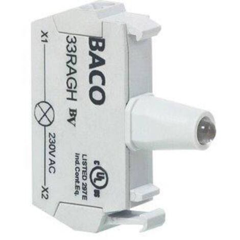 BACO 33RARL Élément LED rouge 12 V/DC, 24 V/DC 1 pc(s) W70391 (1/4)
