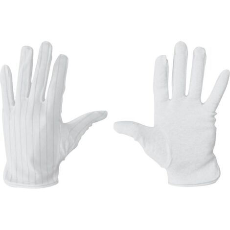 BJZ C-199 2814-M Gant antistatique (ESD) anti-dérapant Taille du vêtement: M polyester, Polyuréthane (1/2)