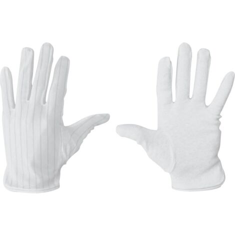 BJZ C-199 2814-S Gant antistatique (ESD) anti-dérapant Taille du vêtement: S polyester, Polyuréthane (1/2)